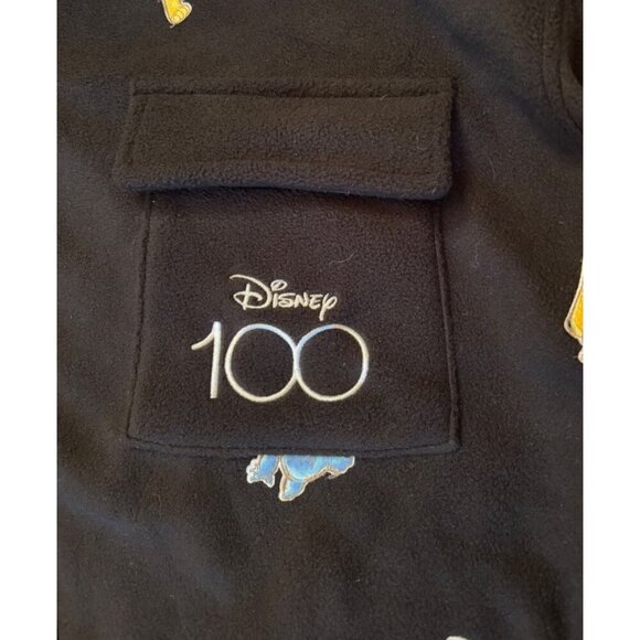 Womens Black Disney 100 Character Print Polyester Button Jacket Size M - Picture 8 of 11